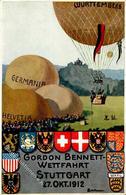 Ballon Stuttgart (7000) Gorden Bennet Wettfahrt 1912 I-II - Andere & Zonder Classificatie