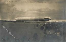 MÜNCHEN - ZEPPELIN Z 1 Am 2.4.1909 In München - Landung In Oberwiesenfeld I - Luchtschepen