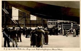 ZEPPELIN-LUFTSCHIFF LZ 129 HINDENBURG - In Der Halle D. Luftschiffhafens RHEIN-MAIN I - Luchtschepen