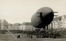 ILA FRANKFURT 1909 - Seltene Foto-Ak Mit Luftschiff I - Zeppeline