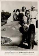 Motorsport Int. Eifelrennen Die Mercedes-Benz Streitmacht V. Brauchitsch, Caracciola, Seaman, Lang U. Hartmann Foto AK I - Sonstige & Ohne Zuordnung