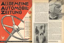 Auto Buch Allgemeine Automobil Zeitung Nr. 29 40. Jahrg. Juli 1939 Verlag Delius Klasing & Co. 24 Seiten Sehr Viele Abbi - Sonstige & Ohne Zuordnung