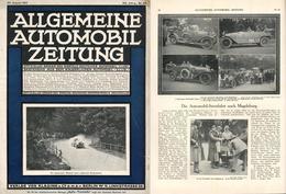 Auto Buch Allgemeine Automobil Zeitung Nr. 34 XIV. Jahrg. Aug. 1913 Verlag  Klasing & Co. 52 Seiten Sehr Viele Abbildung - Sonstige & Ohne Zuordnung