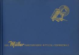 Auto LKW Mitteltal (7292) Verkaufshandbuch Fahrzeugfabrik Karl Müller Mit Vielen Prospekten Und Preislisten I-II - Other & Unclassified