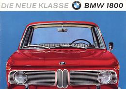 Auto Oldtimer BMW 1800 Ca. 1963 Broschüre I-II - Other & Unclassified