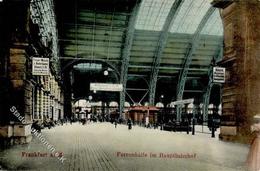 FRANKFURT/Main - Inneres - Perronhalle Im Hauptbahnhof I - Treinen