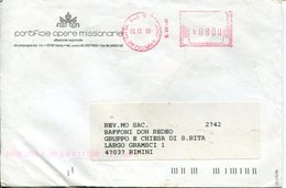 Vaticano (2001) - Busta Per L'Italia - Franking Machines (EMA)