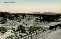 Kolonien Deutsch Südwestafrika Tsumeb Südafrika Bahnhof 1913 I-II Colonies - Ohne Zuordnung