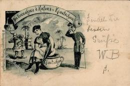 Deutsche Kolonien KIAUTSCHOU - Die EINNAHME Des HAFENS V. Kiautschou - Sign. E.FELLE 1898 I-II Colonies - Zonder Classificatie