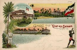 Deutsche Kolonien DOA - Gruss Aus DARESSALAAM Mit Entspr. O 1897 I-II Colonies Montagnes - Ohne Zuordnung