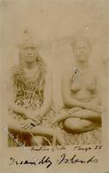 Kolonien Schutzgebiete In Der Südsee Einheimische Frauen In Tonga Foto AK II (Stauchung, Eckbug) Colonies Femmes - Unclassified