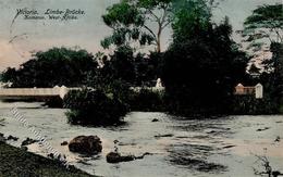 Kamerun Victoria Limbe Brücke Stpl. Bibundi 1914 I-II - Ohne Zuordnung