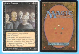 Scathe Zombies-Summon Zombies-Magic The Gathering (MTG)--Illus.Jesper Myrfors-1996-English - Cartes Noires