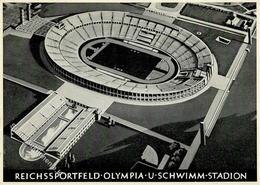 BERLIN OLYMPIA 1936 - Spendenkarte OLYMPIA-REICHSSPORTFELD Und SCHWIMMSTADION I-II - Olympische Spiele