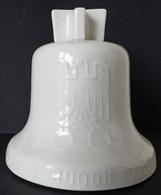 Olympiade 1936 Berlin Spardose Olympia Glocke Selb Porzellan Hoch 10 Cm Ø 10 Cm I-II (Schlüssel Fehlt) - Olympische Spiele