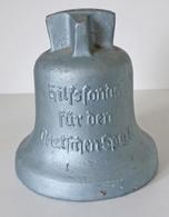 Olympiade 1936 Berlin Spardose Olympia Glocke Steingut Hoch 12 Cm Ø 12 Cm Vermutlich Eine Rarität, Da Sie  Für Die Leeru - Olympic Games