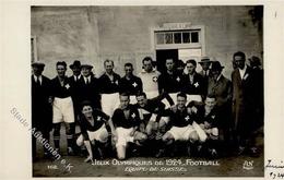 Olympiade Fußball Nationalmannschaft Schweiz Olympia 1924 Foto AK I-II - Olympic Games