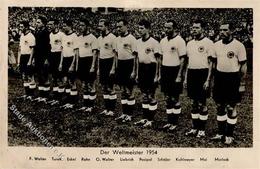 FUSSBALL - Der WELTMEISTER 1954 - Gruss Von Der Ehrung 19.7.54 Olymiastadion I-II Montagnes - Voetbal