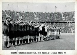 FUSSBALL - DEUTSCHE FUSSBALLMEISTERSCHAFT 1938 - HANNOVER 96 - SCHALKE 04 I-II - Voetbal