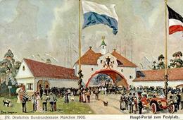 Schützenfest München (8000) XV. Deutsches Bundesschießen 1906 I-II - Sonstige & Ohne Zuordnung