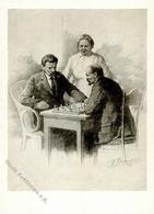 Schach Lenin Und Tolstoi Ganzsache Russland I-II - Chess