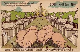 Berlin (1000) 20. Ausstellung Dt. Landwirtschaftsgesellschaft 14.-19.6.1906 II (Stauchung) Expo - Unclassified