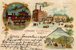 Berlin (1000) Brauerei Karl Gregory Mondschein II (Stauchung) - Unclassified