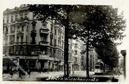 Berlin Friedrichshain (1000) Warschauer Straße Straßenbahn Gasthaus Ludwig  Foto AK I-II - Unclassified