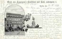 Berlin Mitte (1000) Cafe Lagergren Schloßplatz 3 1899 I - Ohne Zuordnung