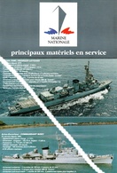 Marine Nationale -  Principaux Matériels En Service 1982 (bateaux Et Avions) - Boats