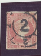 N° 35 AVEC BOUCLES ROUGES BELLE OBLITERATION - Used Stamps