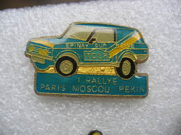Pin's Courses, Rallyes Automobiles: Rallye PARIS - MOSCOU - PEKIN En 4x4 - Rallye