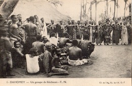 BENIN (DAHOMEY) UN GROUPE DE FETICHEURS F.N. - Benin