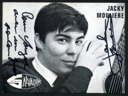 Jacky MOULIERE Avec Autographe Original - Music And Musicians