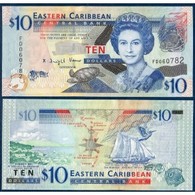 BILLET CARAIBES ORIENTALES10 DOLLAR - Caribes Orientales