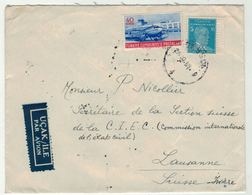 Turquie // Lettre  Pour La Suisse - Lettres & Documents