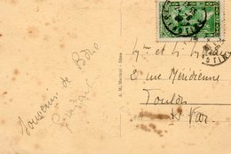 Algérie. Timbre 20 Ctes. Tlemcen, Sur Cp Bone, Place De La Liberté.  1937. Scan Du Verso. - Covers & Documents