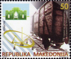 REPUBLIC OF MACEDONIA, 2018, STAMPS, MICHEL 848 - 75 Years DEPORTATION OF JEWS, Israel, WW II, Judaica, Transport + - Jewish