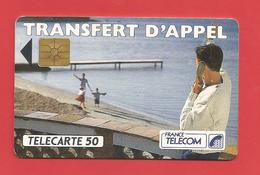 TELECARTE 50 U TIRAGE 1000 000 EX. TRANSFERT D'APPEL  X 2 Scan - Téléphones