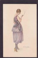 CPA Bompard Illustrateur Italien Italie Femme Girl Women Non Circulé Art Déco - Bompard, S.