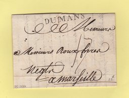 Le Mans - Sarthe - Du Mans - Courrier De 1777 Pour Marseille - 1701-1800: Precursors XVIII