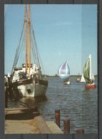 Deutschland Greifswald Segler Im Hafen Greifswald-Wieck Gesendet 1998 Mit Briefmarke - Greifswald
