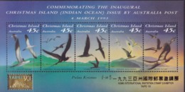 Christmas Island 1993 Seabirds Ovpt Sc 349g Mint Never Hinged - Christmas Island