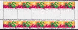 Christmas Island 2001 Year Of The Snake Sc 430 Mint Never Hinged - Christmas Island