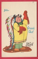 Personnages De Disney - Grand Chef Indien / Indian Grand Chief -Peter Pan  / Chocolat Tobler ( Always See  Reverse ) - Disneyworld