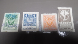 Pologne Timbre Fiscaux Revenue - Revenue Stamps