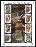 Burundi 2004 Gazelle - Antelope Sitatunga WWF Sheet MNH - Nuovi