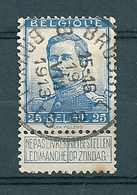 120 Gestempeld BRUSSEL - BRUXELLES 8 - COBA 4 Euro - 1912 Pellens