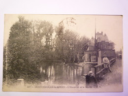 GP 2019 - 2202  SAINT-NICOLAS-lès-ARRAS  (Pas-de-Calais)  :  L'ABREUVOIR Et Le MOULIN  1915    XXXX - Sonstige & Ohne Zuordnung