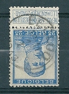 120 Gestempeld EECLOO - COBA 4 Euro - 1912 Pellens